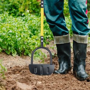 Demi-lune étape scie-dent jardin Edger bricolage longue poignée manuel pelouse Edger pour l'application de trottoir - Product Image 6