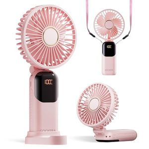 Ventilateur portatif à piles, rechargeable par USB, pliable, pour usage domestique, ventilateur de refroidissement réglable - Product Image 1