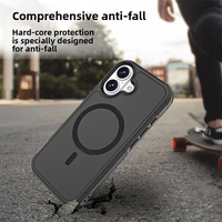 Coque de protection magnétique antichoc en TPU et PC pour iPhone 17 18 Pro Max et Air