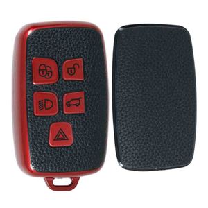 Fundas para llaves de coche Huanyue OEM al por mayor con textura de cuero, compatibles con Land Rover Range Rover Evoque, Jaguar XF, Defender, y - Product Image 3