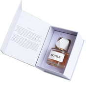 Flacon de parfum en verre épais de luxe rechargeable à prix avantageux, 50 ml, flacons atomiseurs vides, flacon de parfum avec emballage en boîte