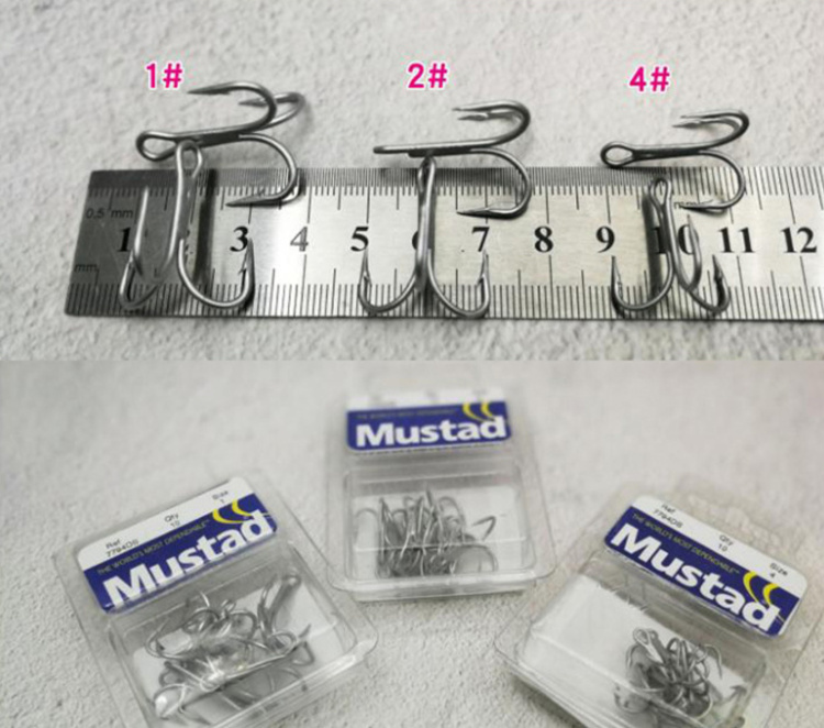 MUSTAD DuraSteel Treble Hook 3X 7794-DS 25pcs Per Box | Philippines - Foto 9
