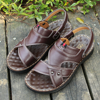 Nouveau Open Toe Pu Cuir Hommes Formelle Sandales Décontractées Grande Taille 47 Offre Spéciale Inde Revendeur Choix Meilleure Qualité Pantoufle Usine Chaussures