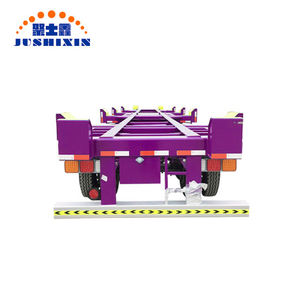 2 3 o de eje 20ft 40ft 65 toneladas esqueleto contenedor de envío remolques de camiones - Product Image 2