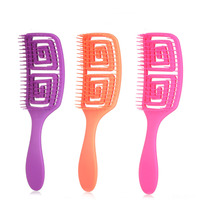 Brosse à bonbons, Logo personnalisé pour sèche-cheveux et volumateur, brosse de Massage à Air chaud, démêlante pour les cheveux, vente en gros