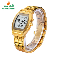 Montre musulmane étanche AL-HARAMEEN HA-6260, montre islamique avec boussole, direction de la Qibla, heure de prière