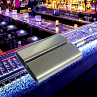 Support de table simple en acier inoxydable, support de menu de restaurant durable à bas prix
