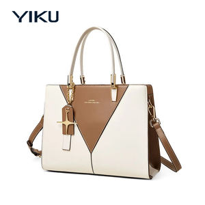 Bolso Tote de Cuero Elegante Personalizado de Fabricante <span class=keywords><strong>con</strong></span> 20 Años de Experiencia, Bolso de Mano de Cuero Genuino para Mujer Madura, Bolso Elegante <span class=keywords><strong>con</strong></span> Solapa - Product Image 1