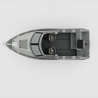 Yacht de pêche en aluminium Profisher de 20 pieds à vendre au Canada pour les loisirs, les divertissements et les croisières, longueur de 6 m