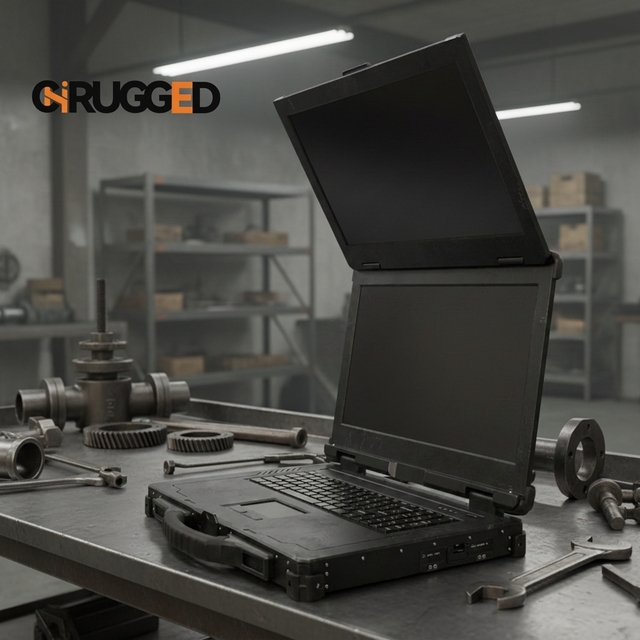 Chicheng 15.6" FHD Rugged Notebook Dustproof Waterproof IP65 8GB DDR4 256GB M.2 SSD Max to 4TB Industrial Fully Rugged Laptop