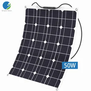 Singfo güneş rekabetçi PV modülü tam siyah güneş modülü süper esnek güneş panelleri 50W 100W 150W 200W 300W