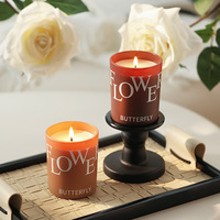 Aromatherapie-Kerzen für Innenräume aus Sojawachs, Langlebige Hochwertige Becherförmige Halbhandgefertigte Geschenkkerzen für Feiertage, Valentinstag, Hochzeit und Geburtstag