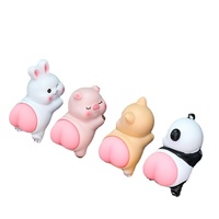 Figurine anti-stress mignonne en résine, modèle animal de dessin animé pour tableau de bord de voiture, unisexe, 5 à 7 ans