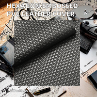 Housse en cuir PU gaufré à motif hexagonal pour moto, électrocar, nouveau coussin extensible pour canapé, siège de voiture, chaise, coupe-vent