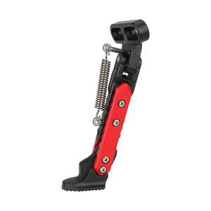 Ulip Black Red 17CM Longer Adjustable Kickstand Side Beveled Mounting Holes Electric Scooter Foot Support <b>Footrest</b> Parking - Product Image 6