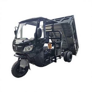 Triciclo de Carga Agrícola de 3 Ruedas para Adultos, Resistente, Color Negro, con Cabina a Gasolina, <span class=keywords><strong>Trimoto</strong></span>, en Existencia, Modelo 2025 - Product Image 1