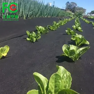 耐老化聚丙烯非织造杂草垫地面覆盖除草控制织物聚丙烯纺粘无纺布