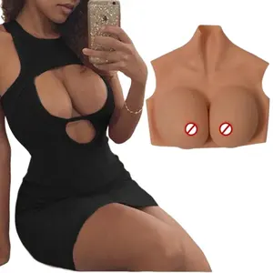 Nouveaux faux seins réalistes formes de plaque de poitrine en Silicone seins artificiels faux seins glisser reine transgenre transgenre Cosplay Sissy