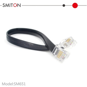 Nuevo <span class=keywords><strong>Cable</strong></span> Telefónico RJ12 con Conector 6P6C <span class=keywords><strong>de</strong></span> Bloqueo Izquierdo, <span class=keywords><strong>Cable</strong></span> con Conductor <span class=keywords><strong>de</strong></span> Cobre para Interiores, Compatible con Le.go - Product Image 4