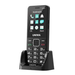 Téléphone <span class=keywords><strong>portable</strong></span> mini UNIWA V2000 d'usine, <span class=keywords><strong>pas</strong></span> <span class=keywords><strong>cher</strong></span>, OEM, grande batterie, 4G, clavier, téléphone senior avec bouton SOS - Product Image 3