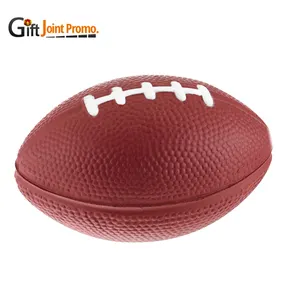 Groothandel Custom Pu Anti Stress Voetbal Stress Reliever Amerikaanse Voetbal Stress Bal Met Logo