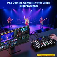 Mélangeur de production en direct Commutateur vidéo multi-caméra avec contrôle de caméra PTZ Commutateur de diffusion Prise en charge de la diffusion en direct