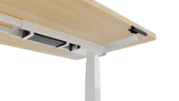 Nouveau produit D1 Bureau réglable en hauteur à double moteur, faible bruit, en acier, électrique, pour travailler assis ou debout
