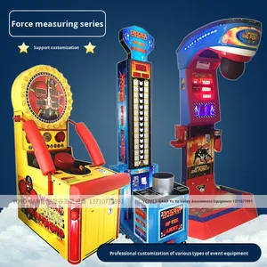 Yirun Máquina de Empujar Monedas Power Dragon Champion, Máquina de Juego de Medición de Fuerza, en Inglés, para Calentamiento de Grandes Eventos y Uso en Salas de Juegos - Product Image 1