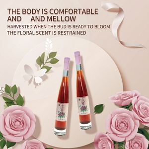 Vino Rosato OEM Fermentato 180 Giorni, Liquore Dolce alla Frutta a Basso Contenuto Alcolico, Succo Naturale di Rose Rosse Fermentato, Bevanda per Signore per Bar e Feste - Product Image 3