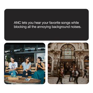 Agm TWS-3 Bluetooth v5.4 400mAh 10m phạm vi Bluetooth ANC enc tiếng ồn hủy bỏ TWS Tai nghe Tai nghe Type-C Tai nghe Earbuds - Product Image 3