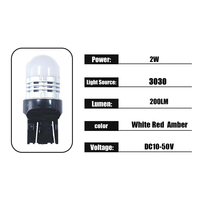 Nueva Luz LED T20 T25 S25 3156 3157 15smd DC50V Roja, Blanca y Ámbar, Canbus Sin Error, para Señal de Giro, Estacionamiento y Reversa, para Auto y Camión