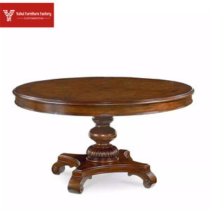 <span class=keywords><strong>Tavolo</strong></span> <span class=keywords><strong>rotondo</strong></span> in legno massello stile americano con decorazioni intagliate, <span class=keywords><strong>tavolo</strong></span> da pranzo e sedie in stile <span class=keywords><strong>barocco</strong></span> retrò, personalizzabile. - Product Image 6