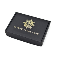 Boîtes en carton ondulé avec logo personnalisé Emballage d'expédition en carton noir robuste Boîte en papier d'expédition personnalisée pour le transport de produits