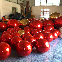 Ballon gonflable en PVC de couleur, lot de pièces, vente d'usine, avec miroir, pour la publicité