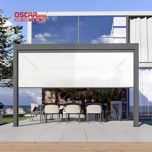 Pergolato in alluminio di lusso con feritoia giardino esterno Uv blocco impermeabile motorizzato - Product Image 2