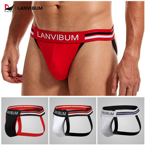 Sous-vêtements de sport pour hommes à double cordon |   Boxers en coton <span class=keywords><strong>taille</strong></span> moyenne <span class=keywords><strong>grande</strong></span> <span class=keywords><strong>taille</strong></span> sexy et respirants |   Tongs confortables et élégantes pour adultes - Product Image 2