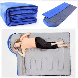 E-RIKE Vente en gros Usine Pas Cher <span class=keywords><strong>Sac</strong></span> <span class=keywords><strong>de</strong></span> <span class=keywords><strong>Couchage</strong></span> Thermique d'Extérieur pour Adultes en Polyester 170T avec Capuche et Épissure Enveloppante pour le Camping - Product Image 3