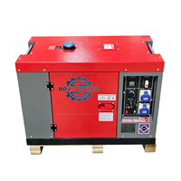 Generadores Diésel Súper Silenciosos de 5KVA, 7.5KVA, 8KVA, 10KVA con ATS, Motor Diésel Refrigerado por Aire de 12KVA, Grupo Electrógeno Insonorizado a Bajo Precio