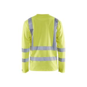 BLAKLADER - 3381107033004XL Camiseta de manga larga UV de alta visibilidad Amarilla-EAN 7330509369081 ROPA DE TRABAJO DE LA HI-VIS - Product Image 2