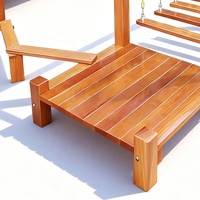 Offre Spéciale : Ensemble d'équipements de divertissement personnalisés pour aire de jeux extérieure, avec structure d'escalade en bois et poutre d'équilibre combinée