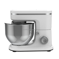 Robot culinaire électrique de cuisine personnalisé, bol en acier inoxydable de 6,5 L à 10 L, batteur sur socle, 1500 W, 6 vitesses, crochet à pâte