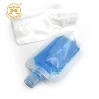 Capuchon à vis en plastique polypropylène coloré pour emballage de savon liquide, bec verseur en plastique, sachet doy-pack debout