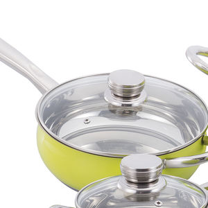 Лидер продаж, набор полезных красочных кастрюль и сковородок, посуда с Индукционным дном - Product Image 5