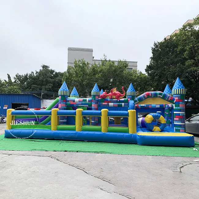 Outdoor Cheap Price Commercial Inflatable Obstacles Combo Bouncy Castle