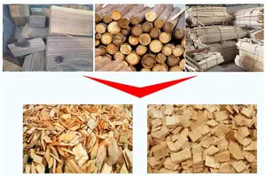 Máquina de corte florestal da árvore da china preço 8-10 t/h da máquina industrial da madeira com certificado ce