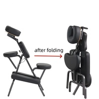 Vente directe d'usine - Chaise de massage pliable en métal - Chaise de thérapie légère et portable pour spa, tatouage et soins du visage