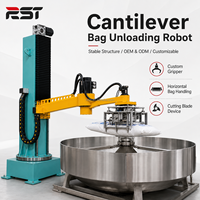 Robot articulé monté sur colonne, contrôlé par PLC, pour ligne de palettisation et de depalettisation automatique des sacs