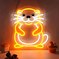 Enseigne néon LED personnalisée sur le thème de la vie marine, alimentée par USB, intensité réglable, décoration murale pour la maison, la chambre, le restaurant, la cave des hommes, la décoration de magasin