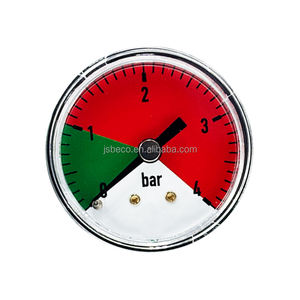 Beco 40mm 1.5 인치 4bar 공통 플라스틱 케이스 압력 게이지 1/8 스레드 백 연결 압력계 - Product Image 6