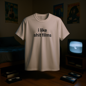 T-shirt « J'aime les films nuls », humoristique, ironique, cadeau pincé au poignard, style Y2K tendance - Product Image 3